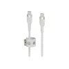 Belkin BOOSTCHARGE PRO Flex USB kábel 3 m USB 2.0 USB C biely (CAB011BT3MWH)