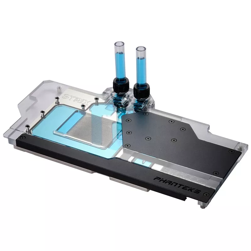 Phanteks Glacier G6000 Strix vodný blok GPU s backplate, ASUS RX 6800/6900 Strix/TUF, čierny