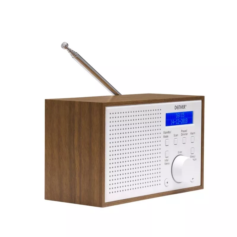 Denver DAB-46 prenosné rádio DAB, biele