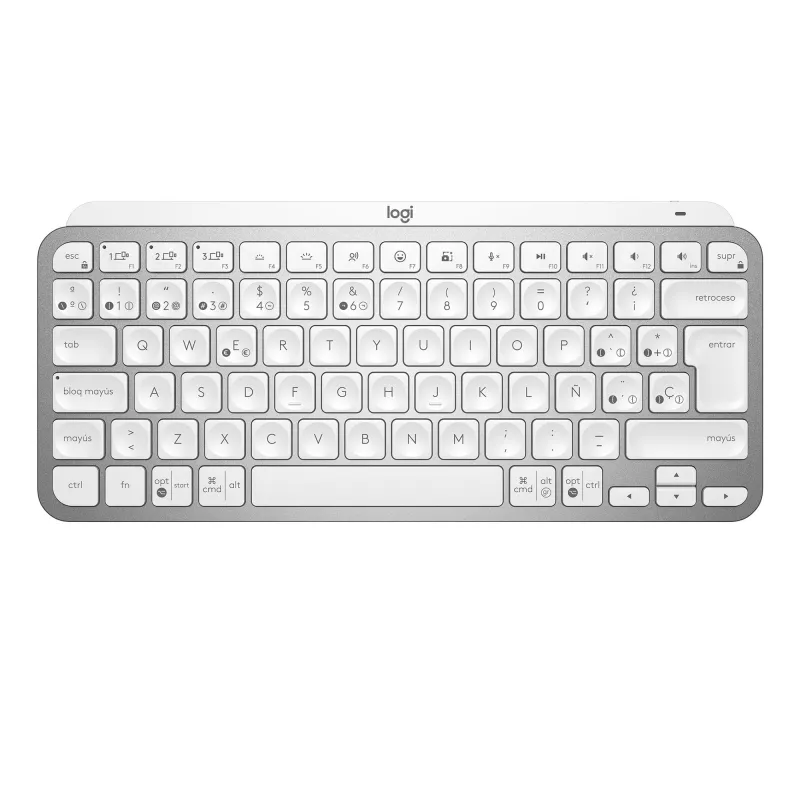 Mxkeys Mini bezdrôtová podsvietená klávesnica Pale Grau - Esp - Mediter
