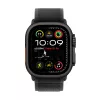 APPLE Watch Ultra 2 GPS + Cellular 49 mm puzdro z čierneho titánu s čiernym Trail Loop – M/L