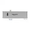 Dokovacia stanica DeLOCK Dual USB Type-C s HDMI USB 3.2 SD PD 3.0