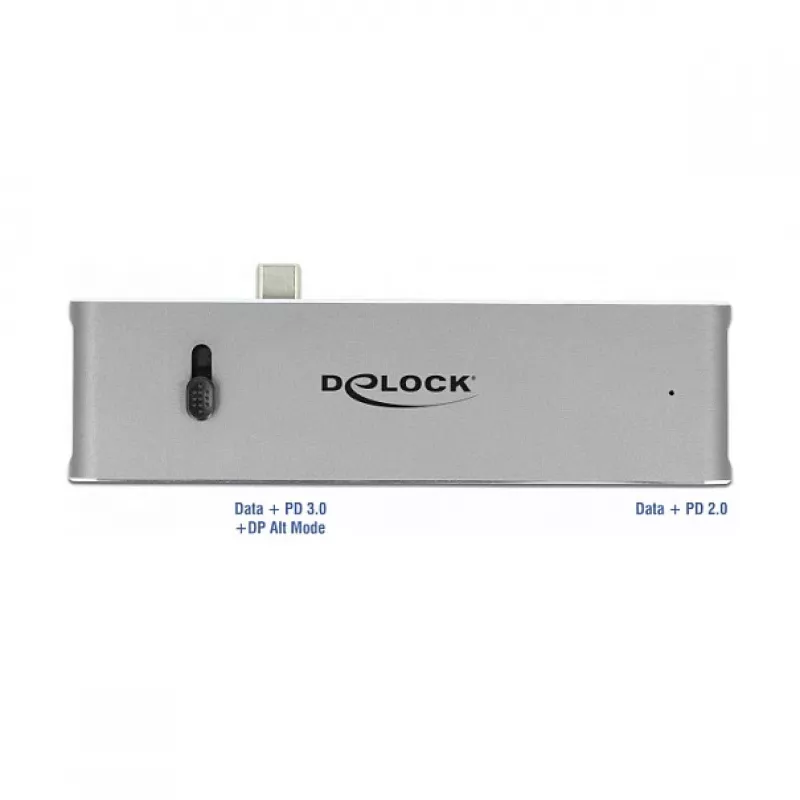 Dokovacia stanica DeLOCK Dual USB Type-C s HDMI USB 3.2 SD PD 3.0