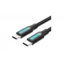 Kábel USB-C na USB-C/1M čierny Cosbf Vention