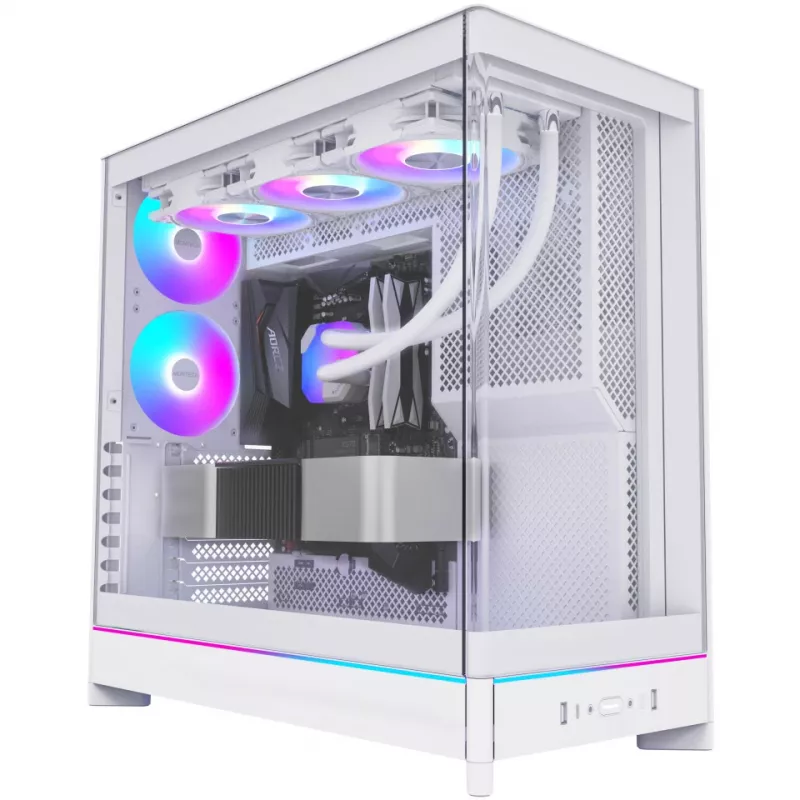 PC skriňa Montech HS02 PRO Midi Tower biela