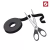 LABEL THE CABLE LTC PRO Roll Strap, obojstranná rolka suchého zipsu, 25 m čierna