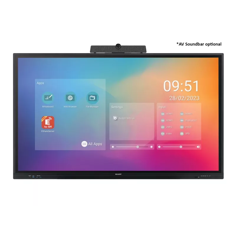 Digital-Signage plochý displej Sharp PN-LC752 75 palcov LCD 4K Ultra HD 3840 x 2160