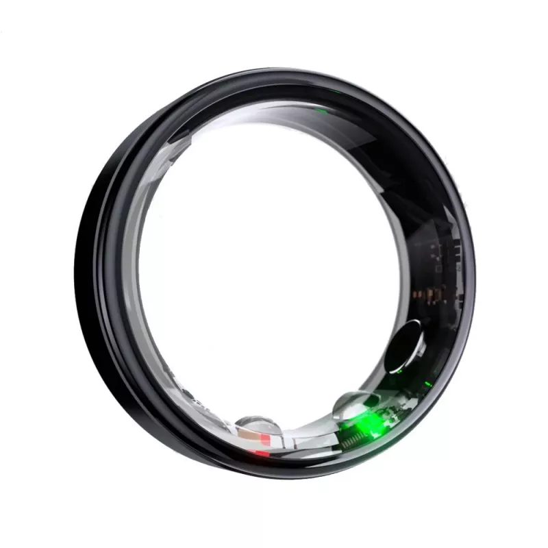 Inteligentný prsteň Manta SR01BK-57 Black, tep srdca a kyslík v krvi, IP68