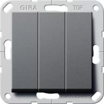 GIRA 284428 elektrický vypínač 1P antracit (284428)