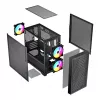 Logic DART PRO ARGB MINI USB-C PC skriňa čierna