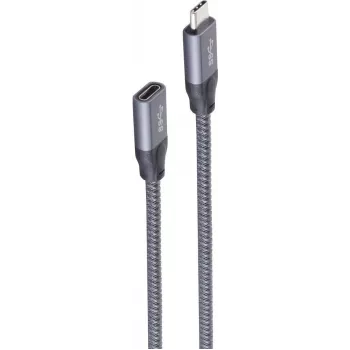 USB kábel ShiverPeaks Basic-S USB 3.2 Gen 2 1m USB C sivý