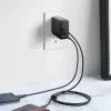 Nástenná nabíjačka 2xUSB Power Delivery (1xUSB A+1xUSB C) 5.4A 30W Dynamic Detect PA-D1