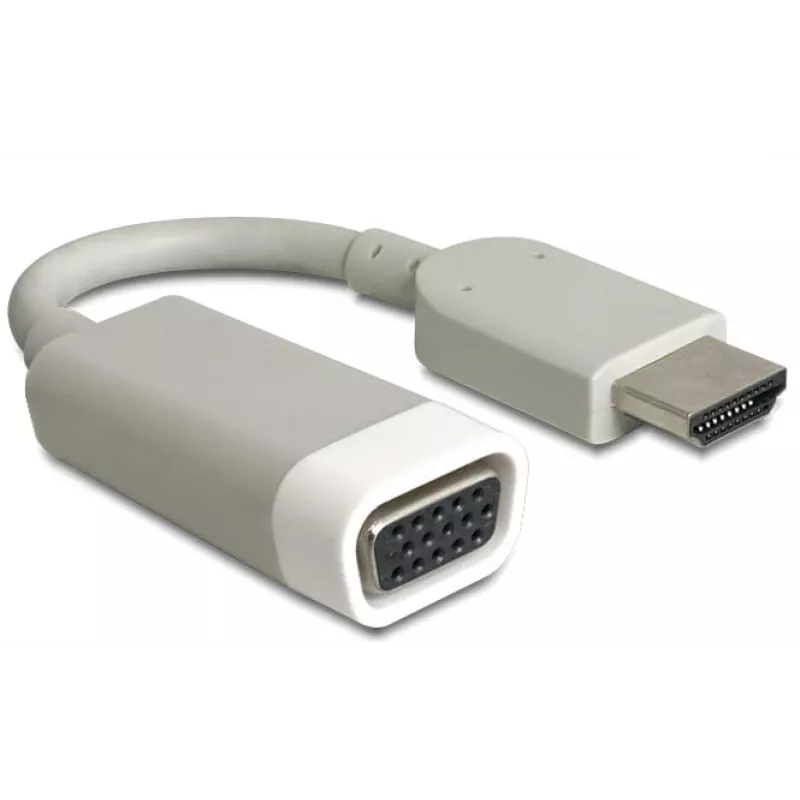 Video káblový adaptér DeLOCK 65469 VGA D-Sub na HDMI typ A biely