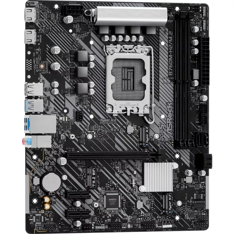 ASRock B760M-H2/M.2 DDR5 LGA1700 Micro-ATX základná doska
