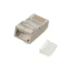 Extralink CAT6 FTP RJ45 konektor samec 8P8C konektor samec/samica transparentný