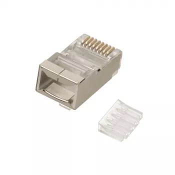 Extralink CAT6 FTP RJ45 konektor samec 8P8C konektor samec/samica transparentný