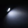 Osvetlené vandalovzdorné tlačidlo Lamptron LAMP-SW2004-H, čierny polykarbonát, biely bod