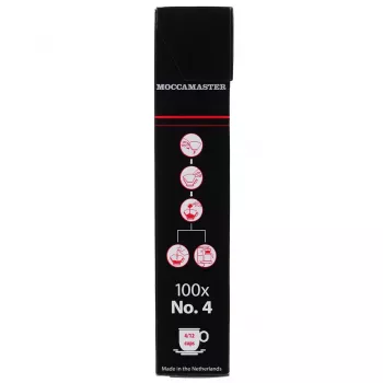 Kávový filter MOCCAMASTER 85022 — papierový filter, biela, balenie 100 ks