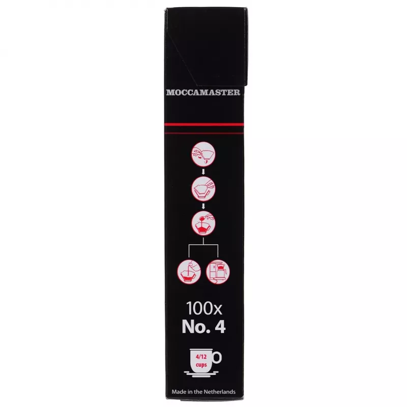 Kávový filter MOCCAMASTER 85022 — papierový filter, biely, balenie 100 ks