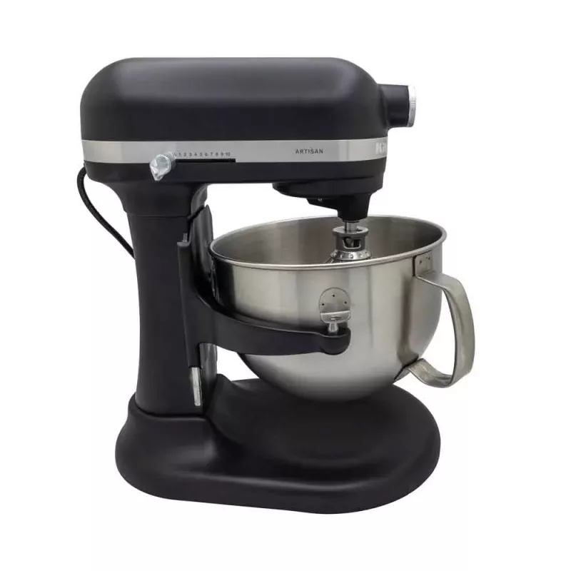 KitchenAid 5KSM60SPXEBM stolový mixér 375 W čierna, sivá, nerezová oceľ