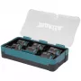 Makita E-16592 nástrčné kľúče pre rázový uťahovač sada nástrčných kľúčov čierna, tyrkysová