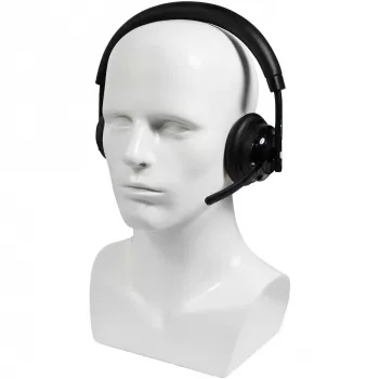 Bezdrôtový headset Plusonic W320 Dual DECT stereo — bezdrôtový DECT stereo headset, podpora dual základne