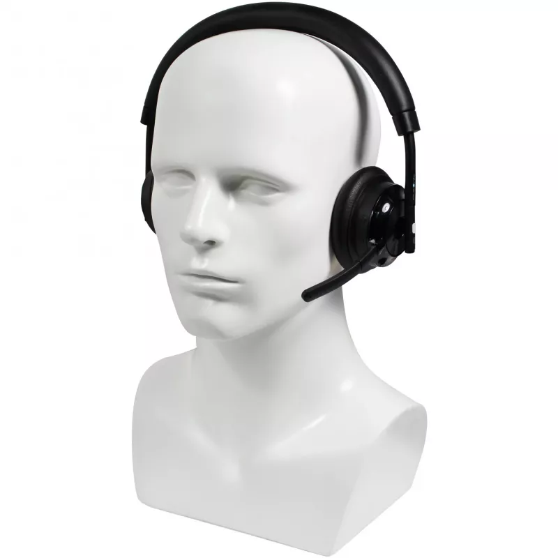 Bezdrôtový headset Plusonic W320 Dual DECT stereo — bezdrôtový DECT stereo headset, podpora dual základne