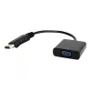 Adaptér DisplayPort na VGA čierny
