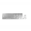 CHERRY DW 9100 tenká klávesnica myš súčasťou univerzálna RF Wireless + Bluetooth Nordic strieborná