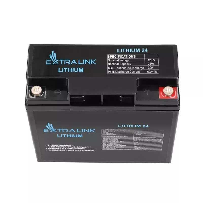 Extralink batéria LiFePO4 24000 mAh 12,8 V