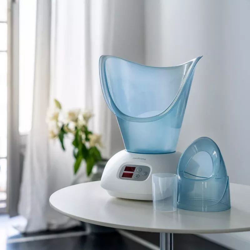 Medisana DS 400 obličejová sauna modrá, biela
