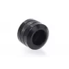 Sada fitingov Alphacool 17475 — mosadzné fitingy, čierne, Ø 22 mm, V 20 mm