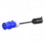 PowerFlash adaptér CEE 16A 1p od thb bury – jednopólový napájací adaptér CEE 16A