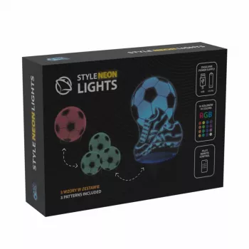 Stolná lampa MANTA SNL124RGB RGB 3D svetelná dekorácia gule, farebne meniace LED, dekoratívne osvetlenie
