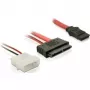 DeLOCK - Serial ATA adaptér - SATA konektor samec (22 pin) - 16-pólový Micro SATA (61695)