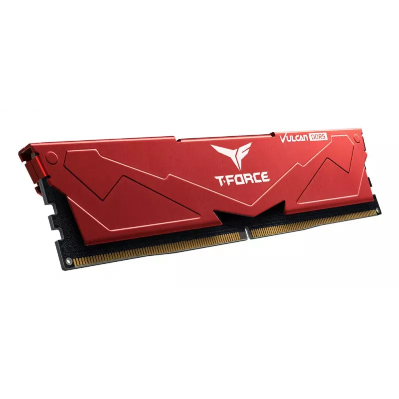 Team Group VULCAN FLRD532G6000HC30DC01, 32 GB, 2 x 16 GB, DDR5, 6000 MHz, 288-pin DIMM, červená