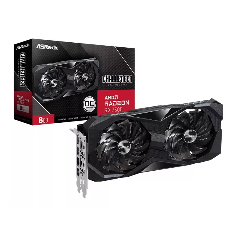 ASRock Radeon RX 7600 Challenger 8GB GDDR6 grafická karta