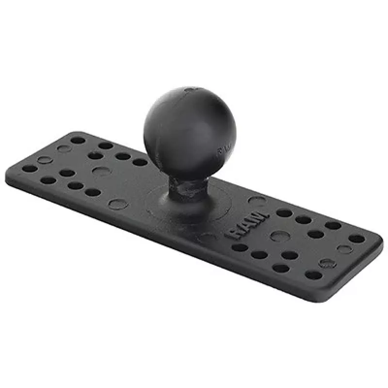 RAM Mounts RAM-111BU univerzálny guľový držiak pre námornú elektroniku, guľa 1,5″ veľkosť C, doska 6,25 x 2″