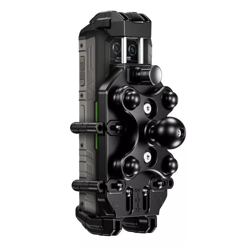Pasívny držiak UleFone Armor Mount Pro pre mobilné telefóny — držiak, na bicykel a kolobežku, čierny