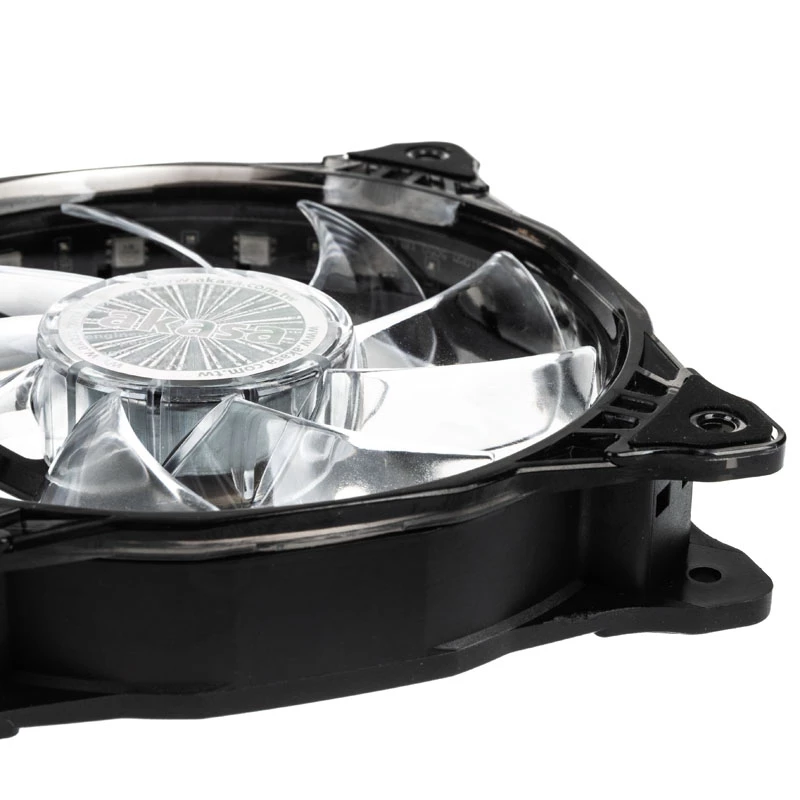 Ventilátor Akasa Vegas X7 počítačová skriňa čierna transparentná