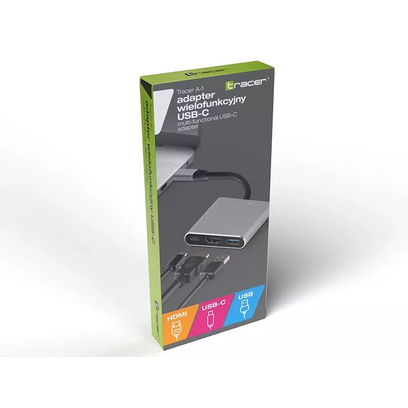 Adaptér A-1, USB-C HDMI 4K, USB 3.0, PD 100W
