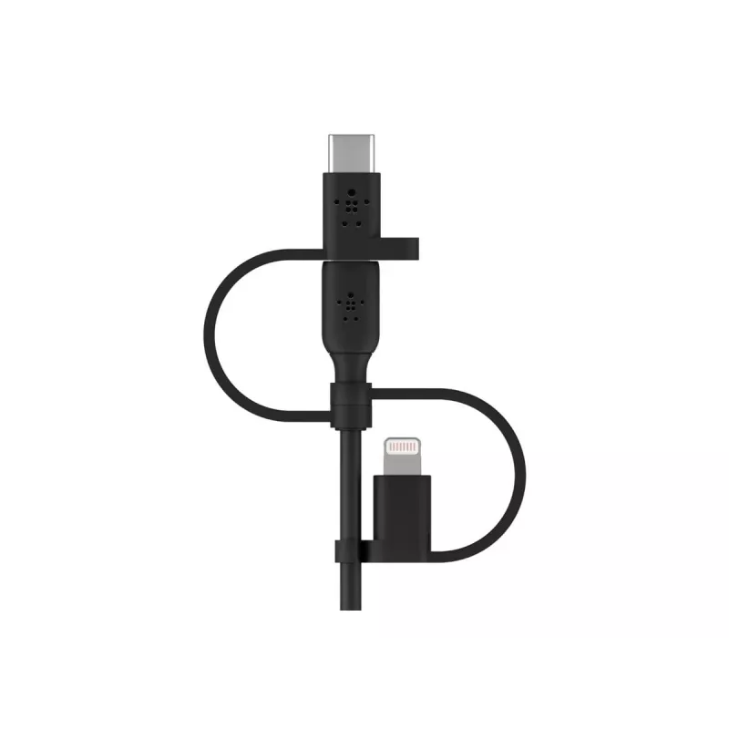 Belkin univerzálny kábel Lightning/Micro/USB-C
