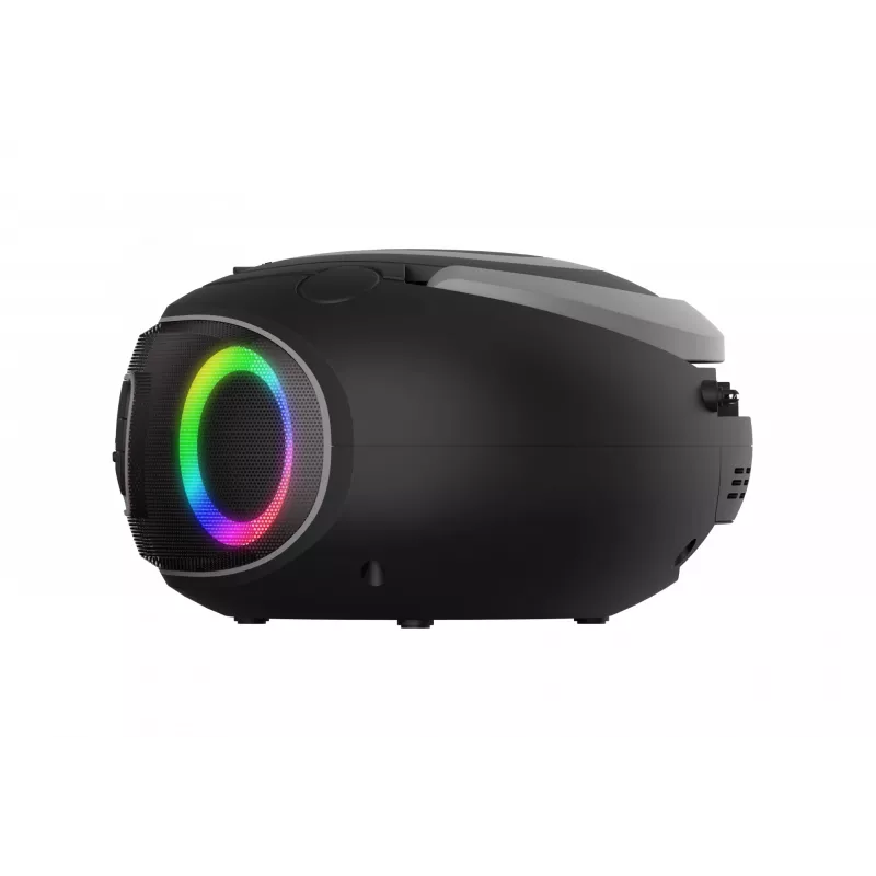 Denver TDB-212GR DAB+ boombox s CD prehrávačom, DAB+/FM, Bluetooth, USB, AUX, sivý