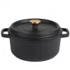 Liatinový hrniec na dusenie Russell Hobbs 24 cm, čierny