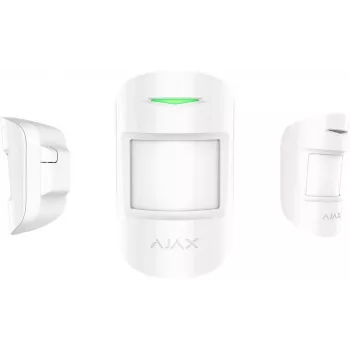 Ajax MotionProtect Outdoor PIR senzor bezdrôtový strop stena biela
