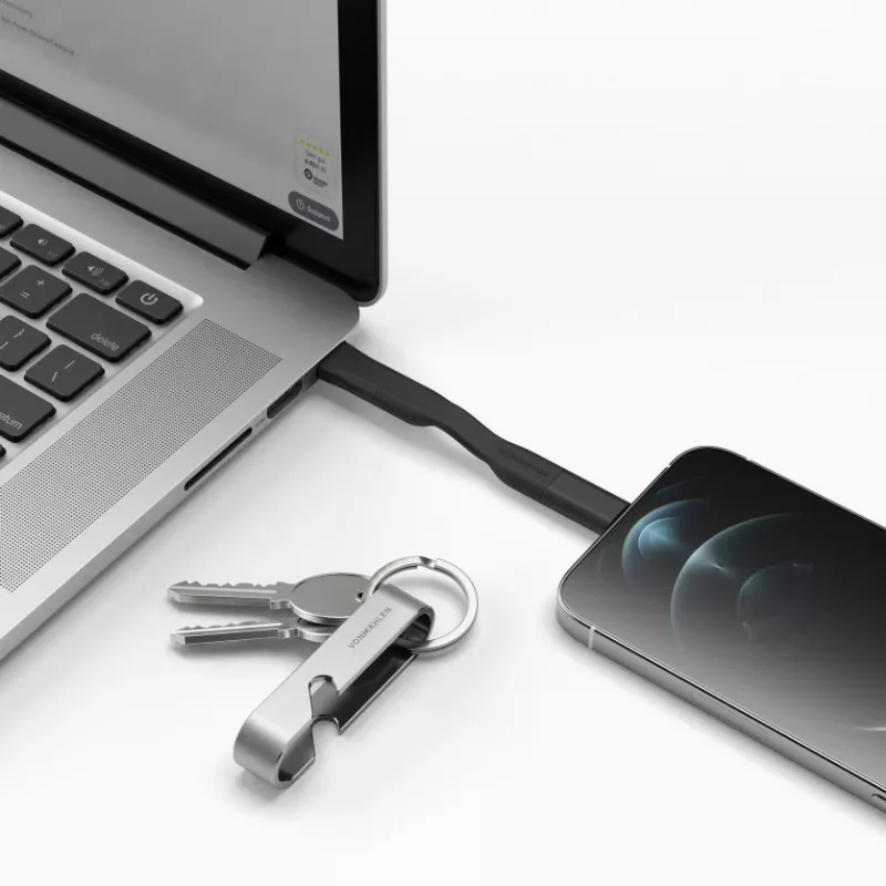 Vonmählen High Six USB C čierna, nehrdzavejúca oceľ
