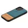 Puzdro na telefón Man and Wood pre iPhone 12 mini — Denim čierna