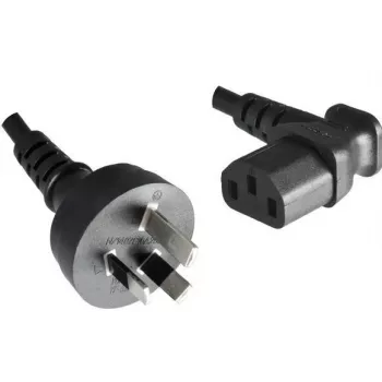 Microconnect PE010418AUSTRALIA-A napájací kábel čierny 1,8 m sieťový konektor Type I konektor samica C13