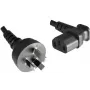 Microconnect PE010418AUSTRALIA-A napájací kábel čierny 1,8 m sieťový konektor typ I konektor samica C13