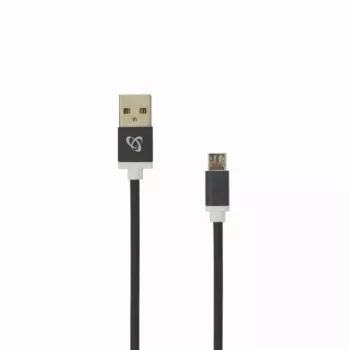 Sbox USB->Micro USB M/M 1,5 m USB-10315B čierny